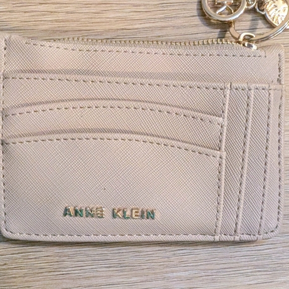 Anne Klein Cream Card Holder - Picture 1 of 6